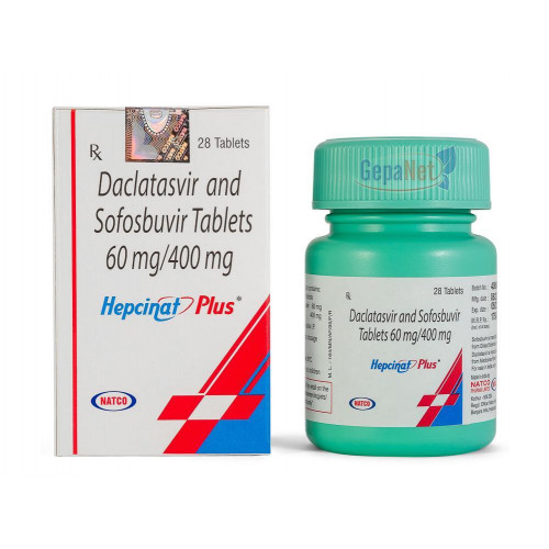 Hepcinat Plus (Natco) Софосбувир + Даклатасвир 3 шт.